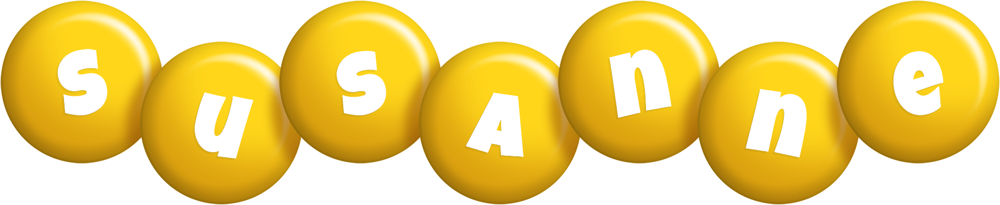 Susanne candy-yellow logo