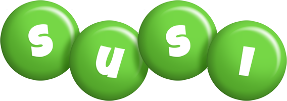 Susi candy-green logo