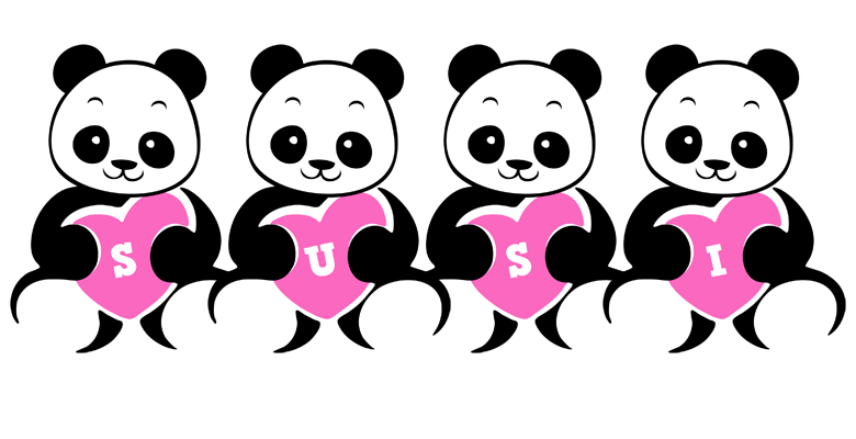 Susi love-panda logo