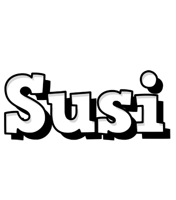Susi snowing logo