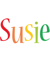 Susie birthday logo