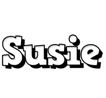 Susie snowing logo