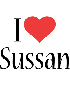 Sussan i-love logo