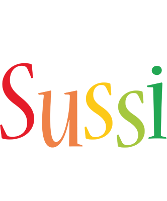 Sussi birthday logo