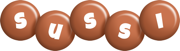 Sussi candy-brown logo