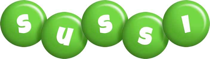 Sussi candy-green logo