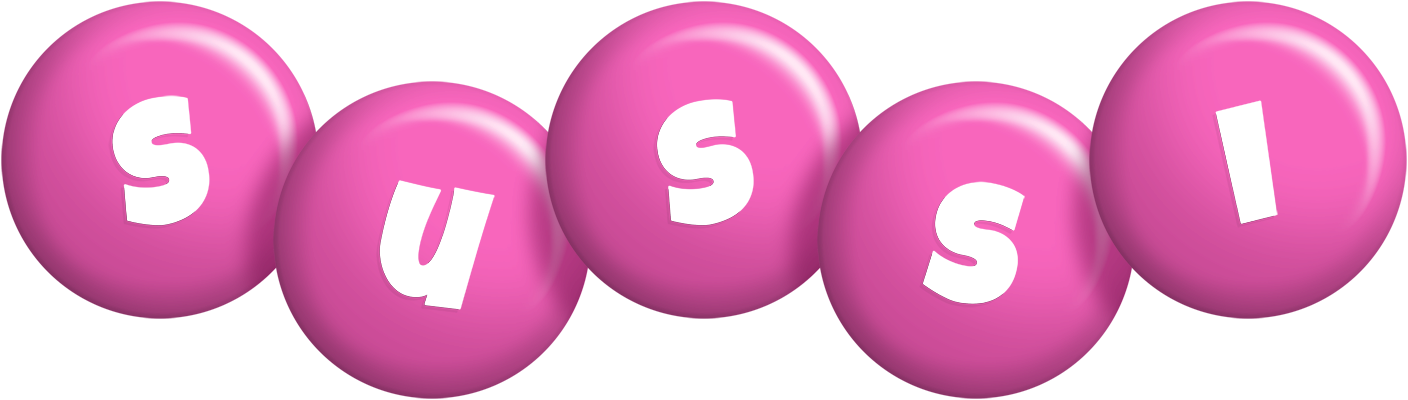 Sussi candy-pink logo