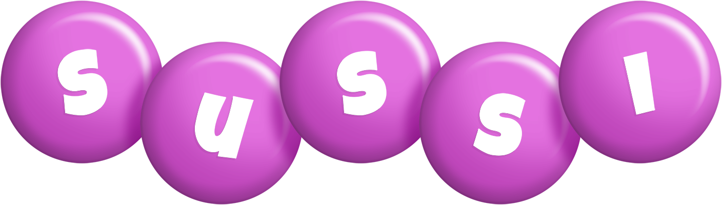 Sussi candy-purple logo