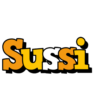 Sussi cartoon logo
