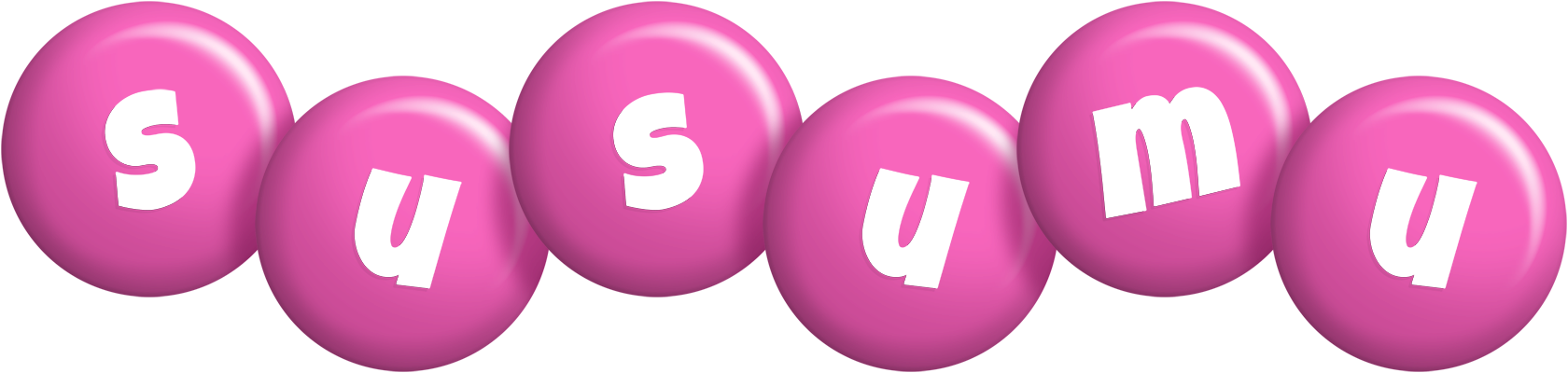 Susumu candy-pink logo