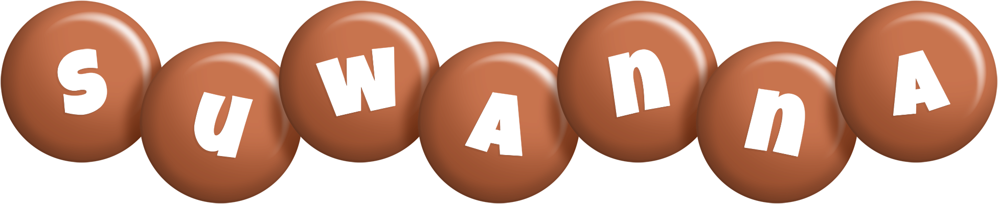 Suwanna candy-brown logo