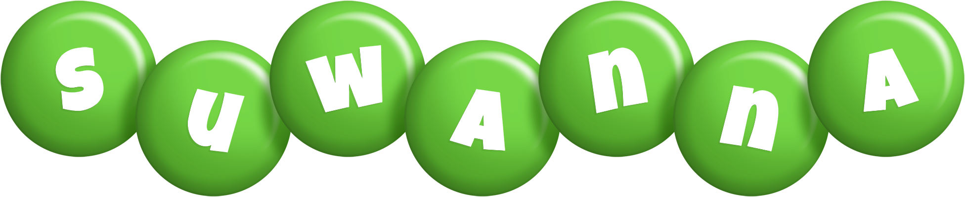 Suwanna candy-green logo