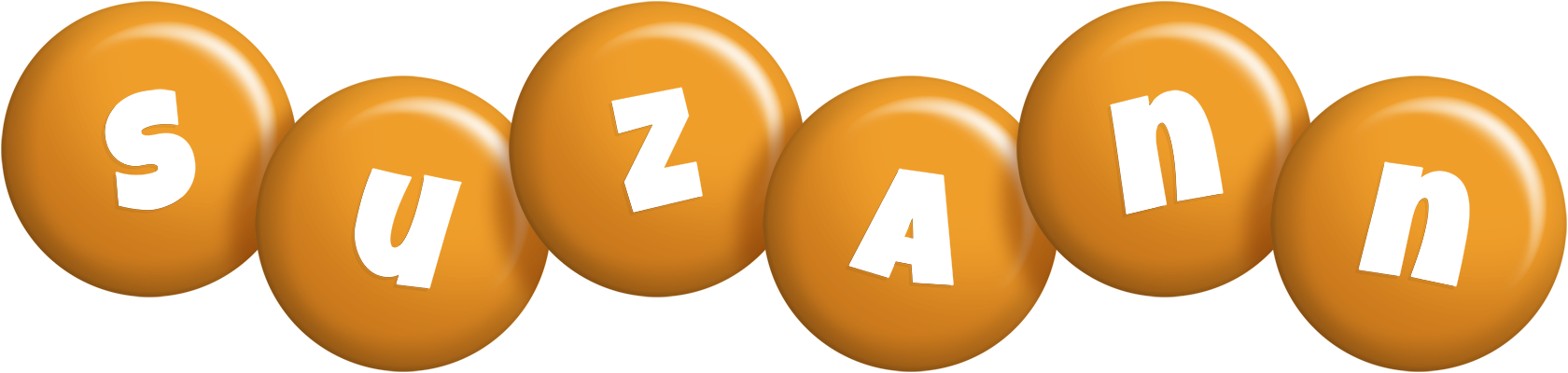 Suzann candy-orange logo