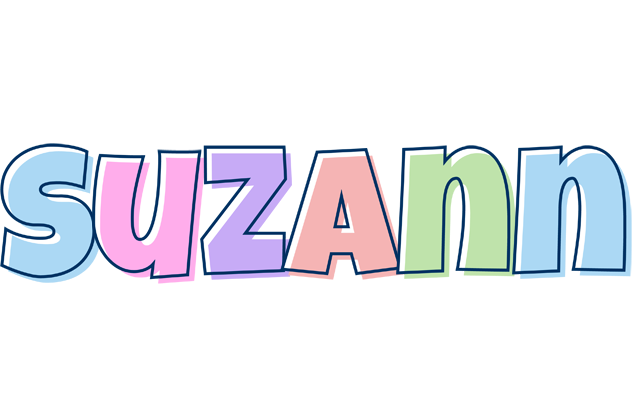 Suzann pastel logo