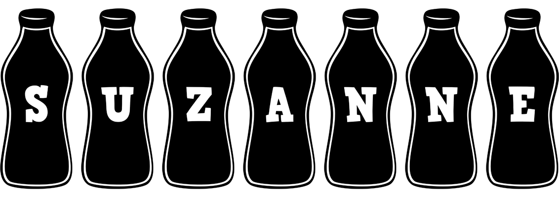 Suzanne bottle logo