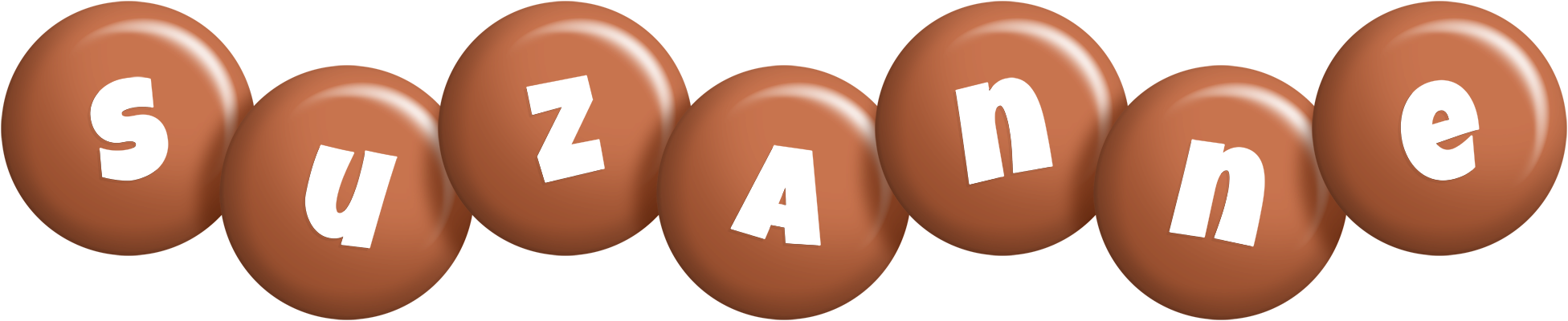 Suzanne candy-brown logo