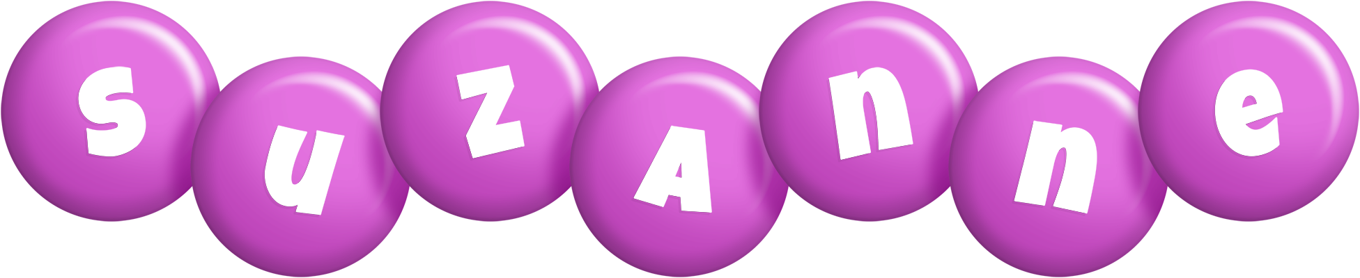 Suzanne candy-purple logo