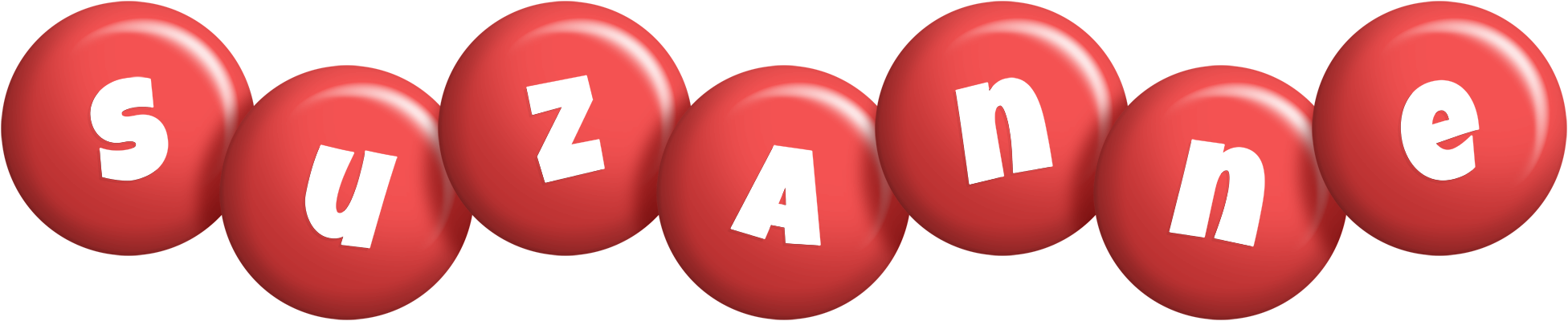 Suzanne candy-red logo