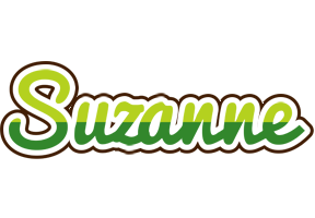 Suzanne golfing logo