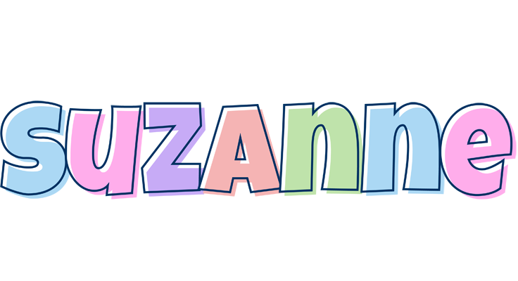Suzanne pastel logo