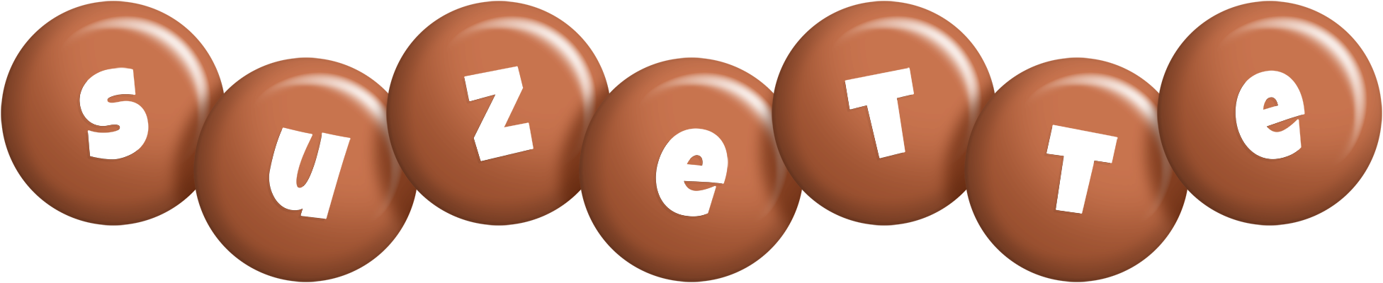 Suzette candy-brown logo
