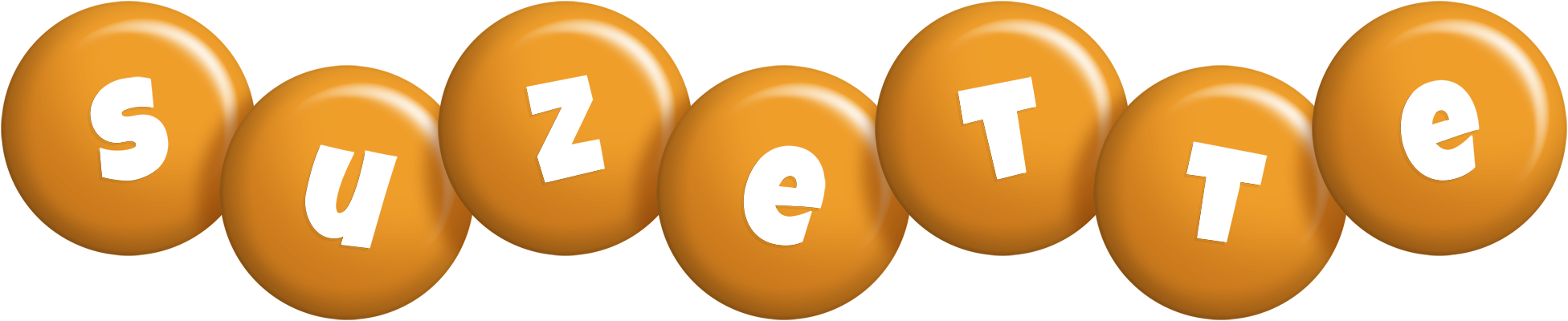 Suzette candy-orange logo
