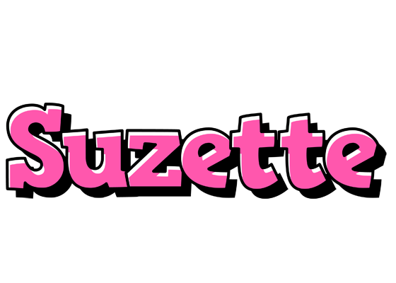 Suzette girlish logo
