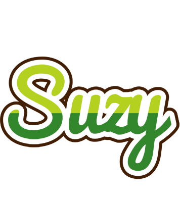 Suzy golfing logo