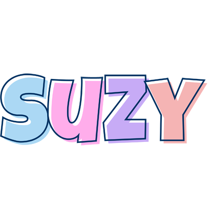 Suzy pastel logo