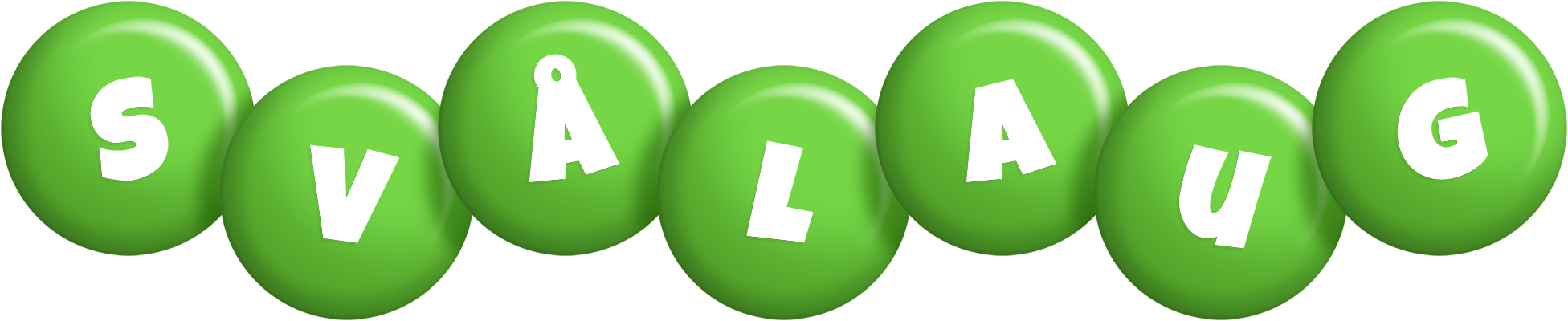 Svålaug candy-green logo