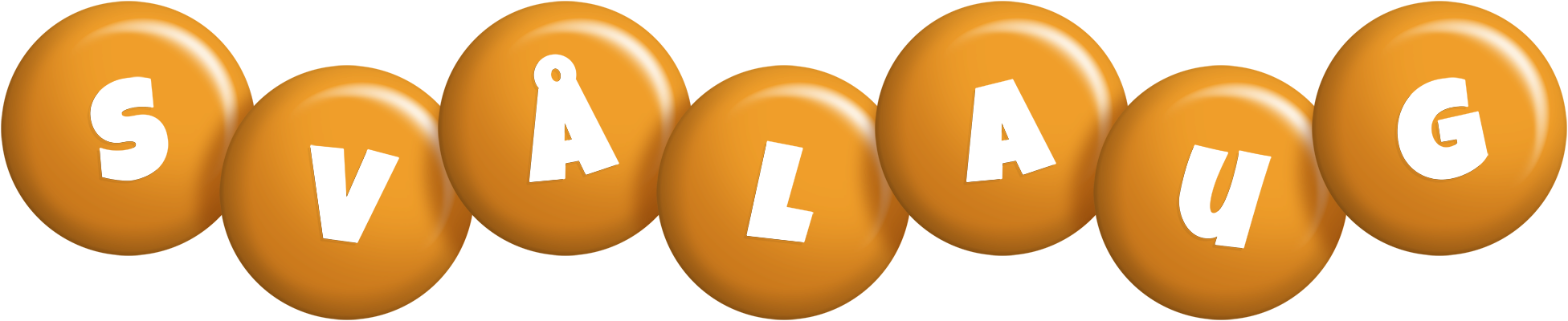 Svålaug candy-orange logo