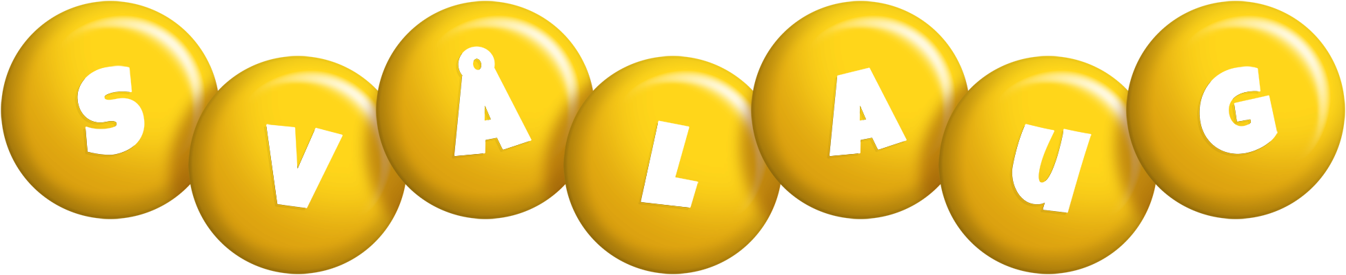 Svålaug candy-yellow logo