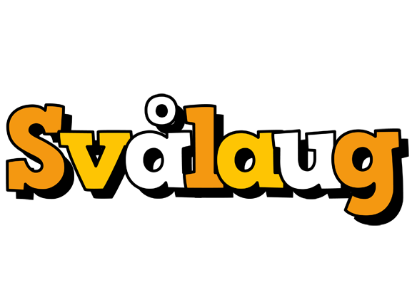 Svålaug cartoon logo