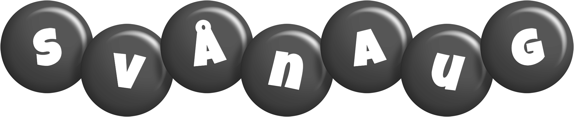 Svånaug candy-black logo