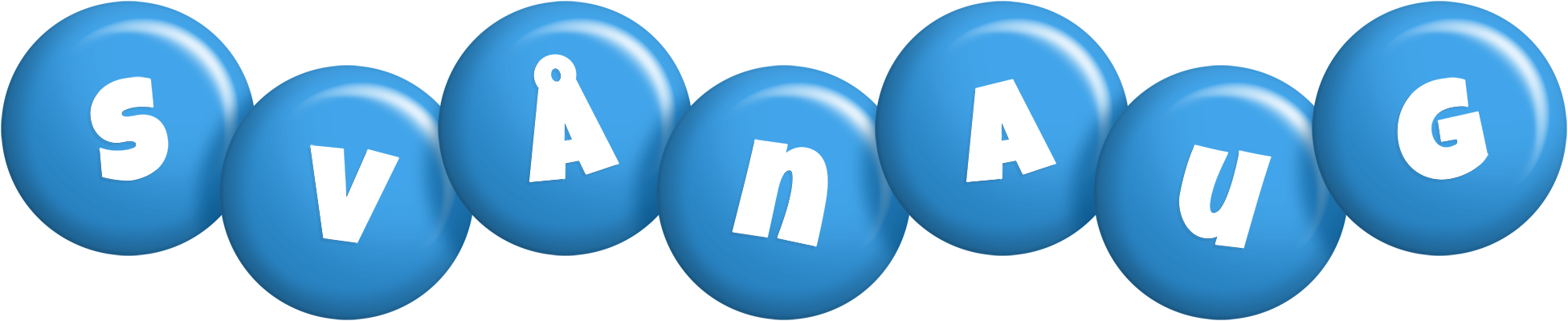 Svånaug candy-blue logo