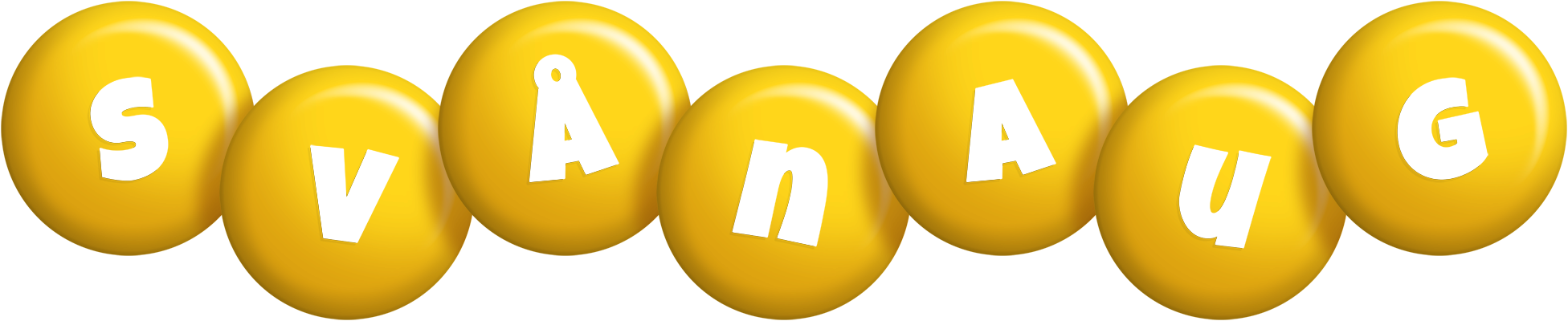 Svånaug candy-yellow logo