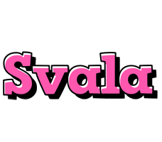 Svala girlish logo