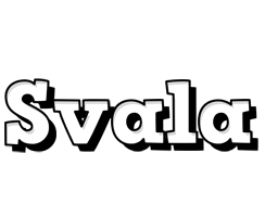 Svala snowing logo