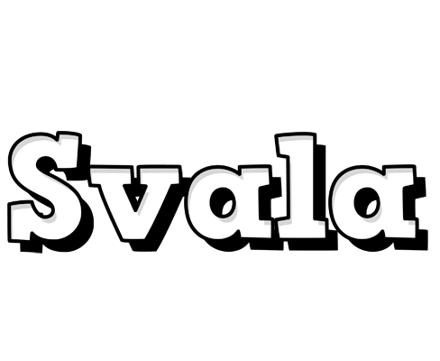 Svala snowing logo