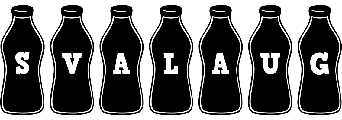Svalaug bottle logo