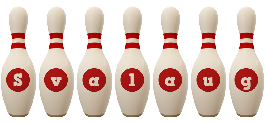 Svalaug bowling-pin logo