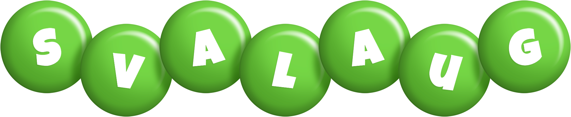 Svalaug candy-green logo
