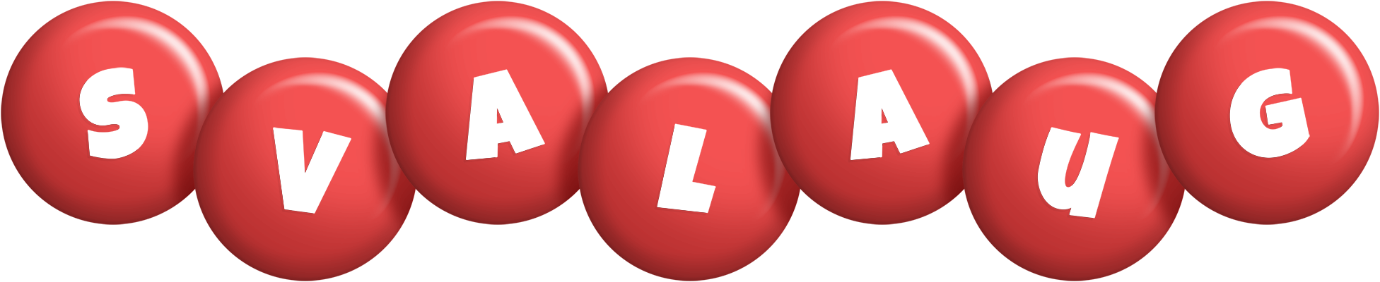 Svalaug candy-red logo