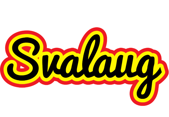 Svalaug flaming logo