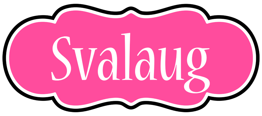 Svalaug invitation logo