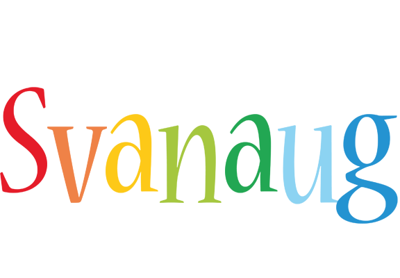 Svanaug birthday logo