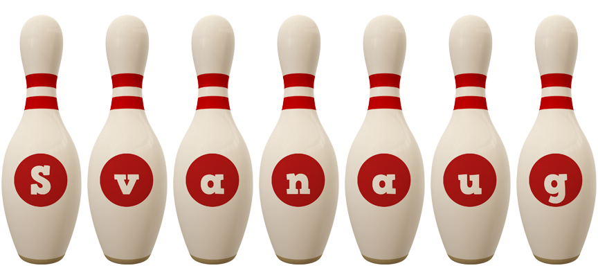 Svanaug bowling-pin logo