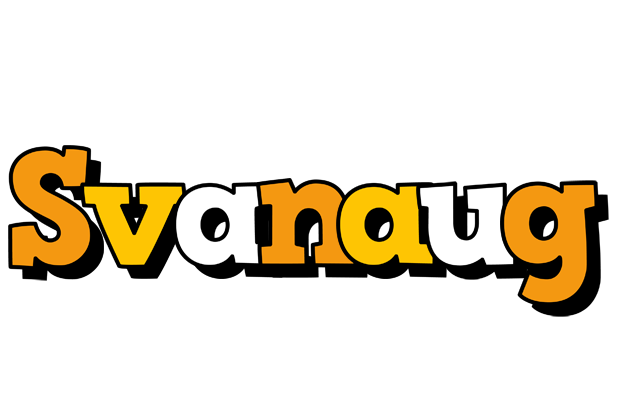 Svanaug cartoon logo