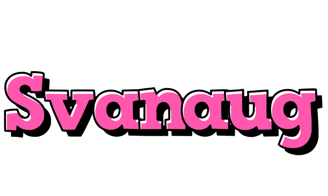 Svanaug girlish logo