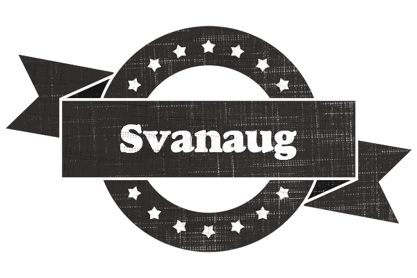 Svanaug grunge logo